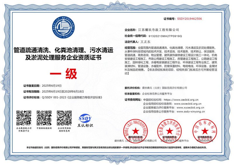 农科院企业资质证书